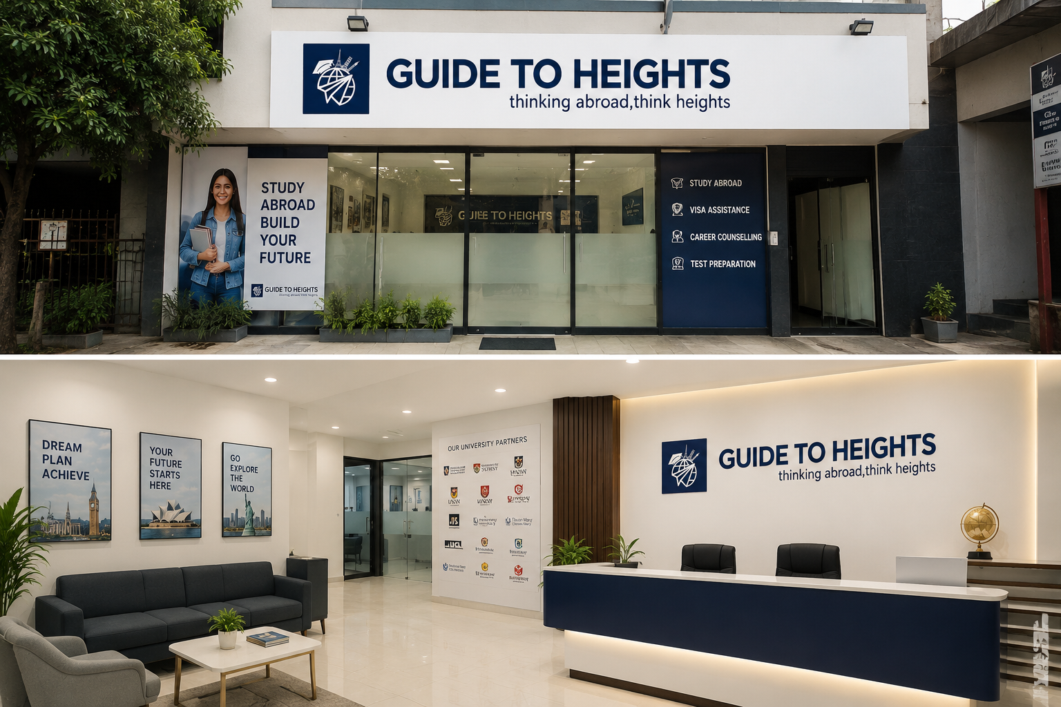 Guide to Heights Sharjah office - professional education consultancy