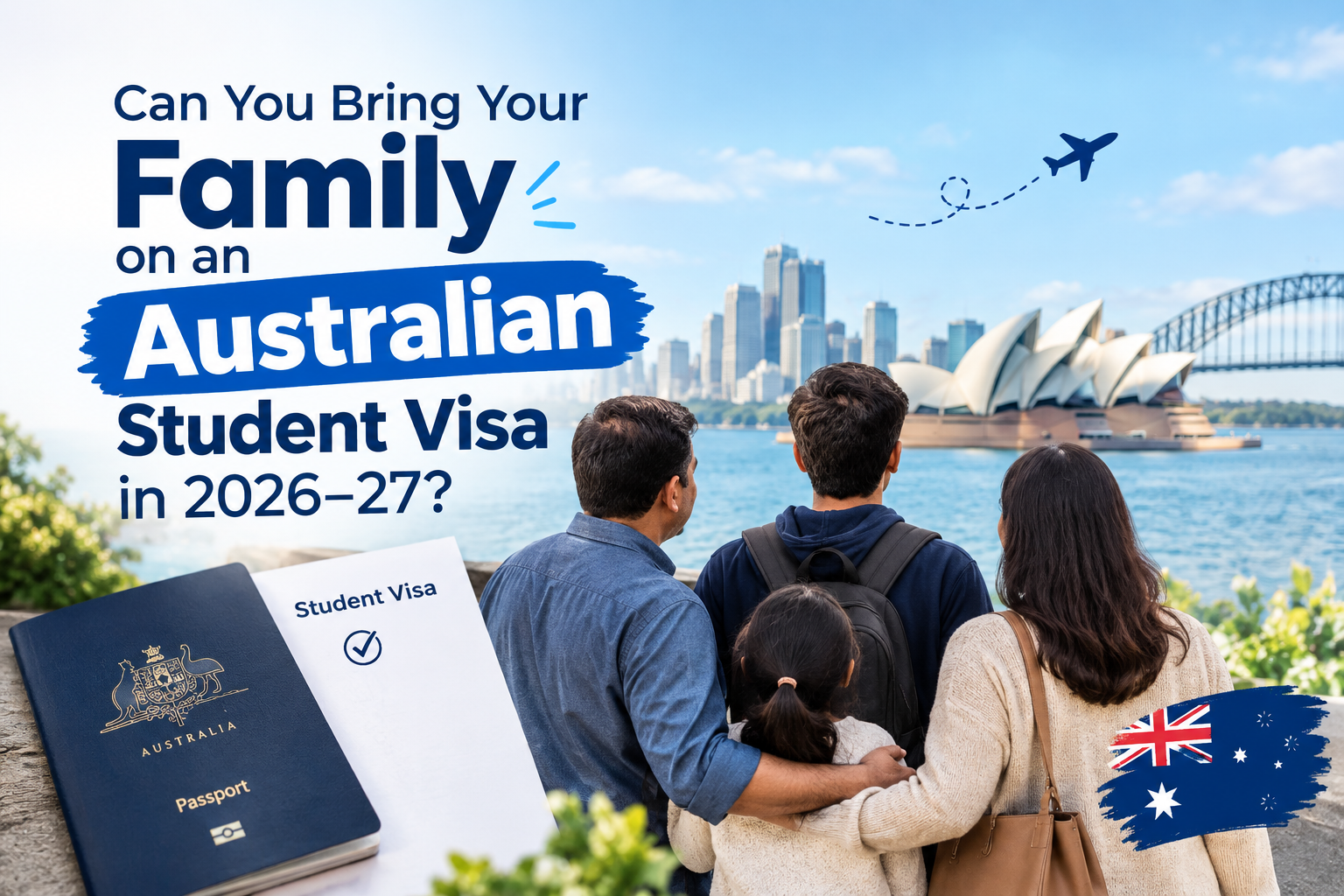 Bring family on Australian student visa 2026 – new rules for partners and dependent children from 2 October 2026